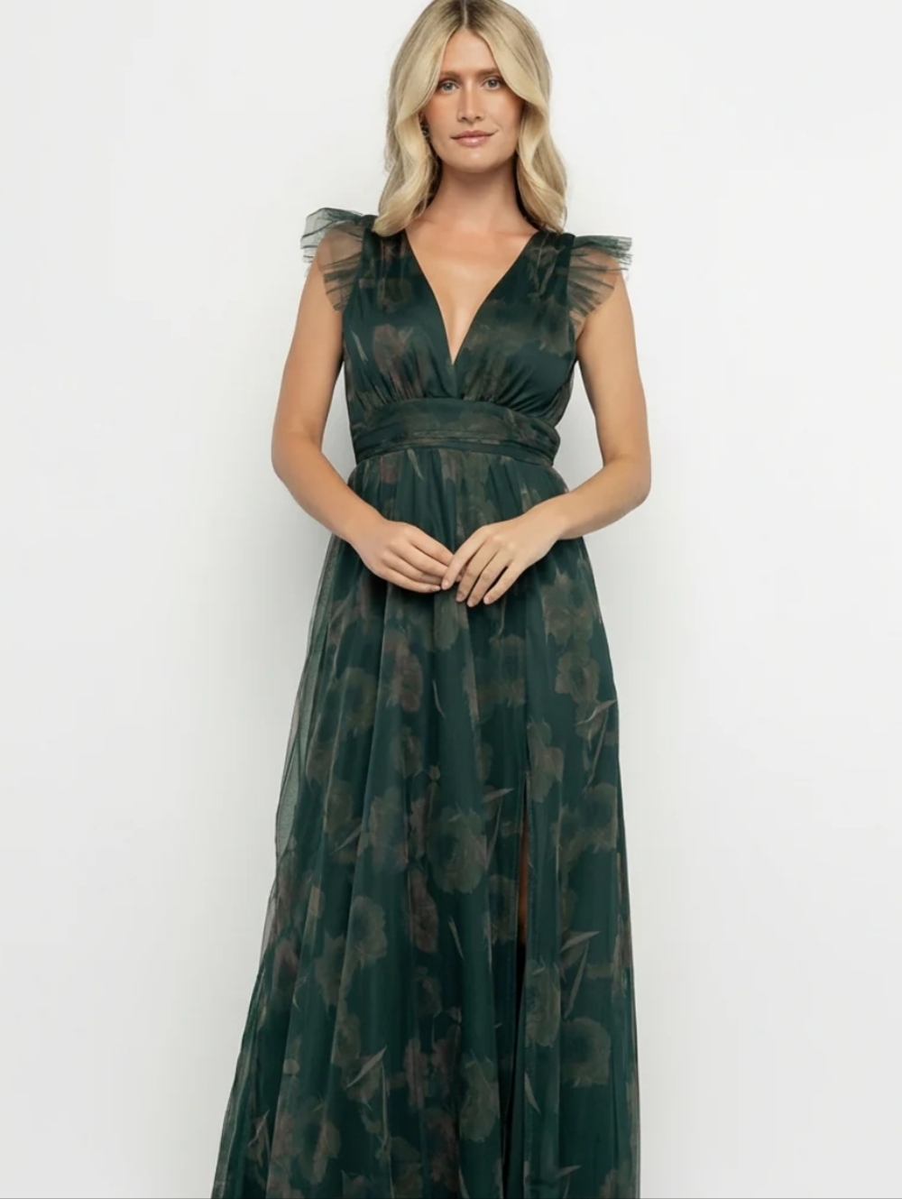 Baltic Born Adelyn Maxi with Sheer Cap Sleeves Size Small - Picture 13 of 15